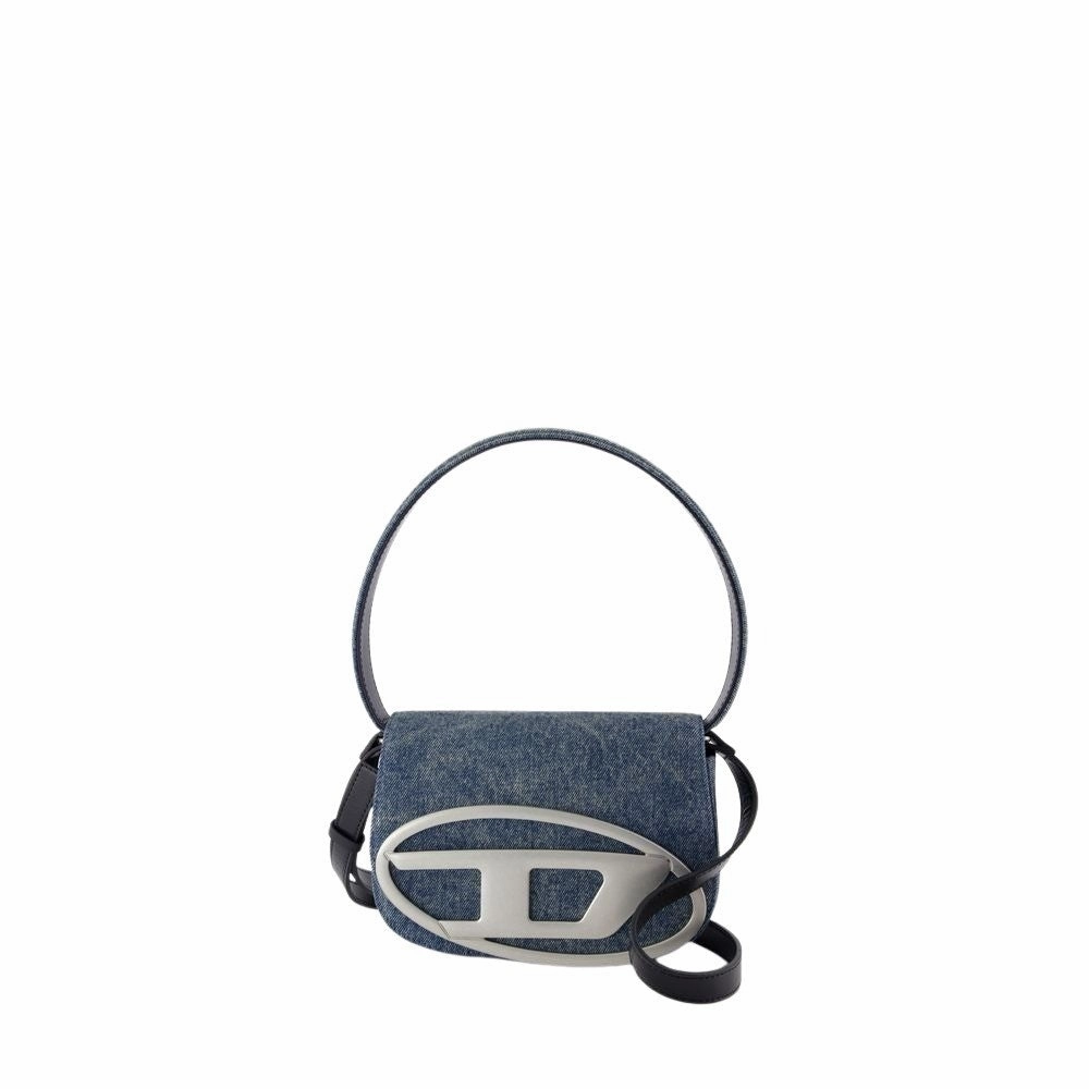 1Dr Shoulder Bag - Cotton - Blue