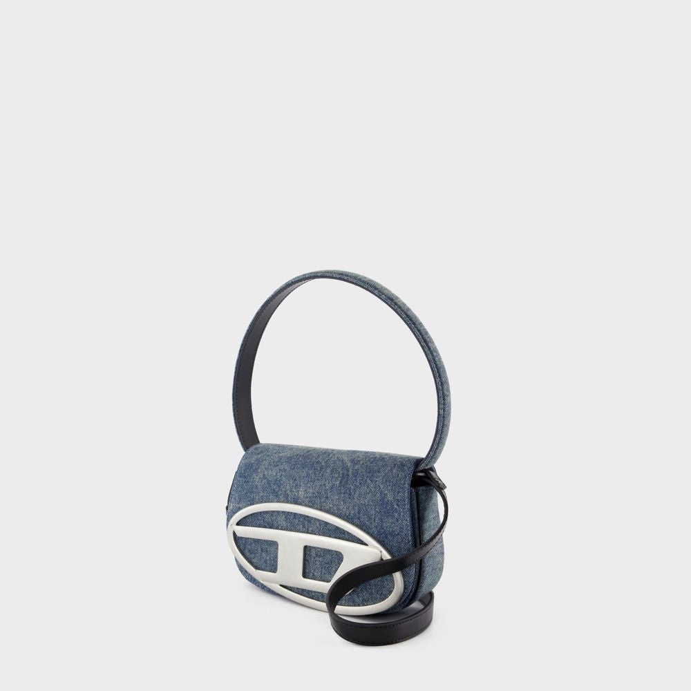 1Dr Shoulder Bag - Cotton - Blue