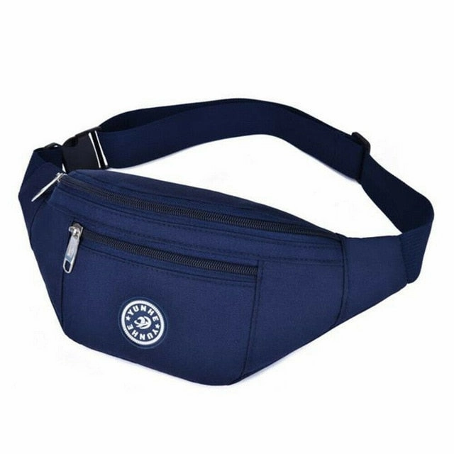 2019 Brand New Men Women Waist Bum Bag Fanny Pack Unisex Belt Money Pouch Wallet Zip Travel Hiking Bag Chest Bag Fashion
