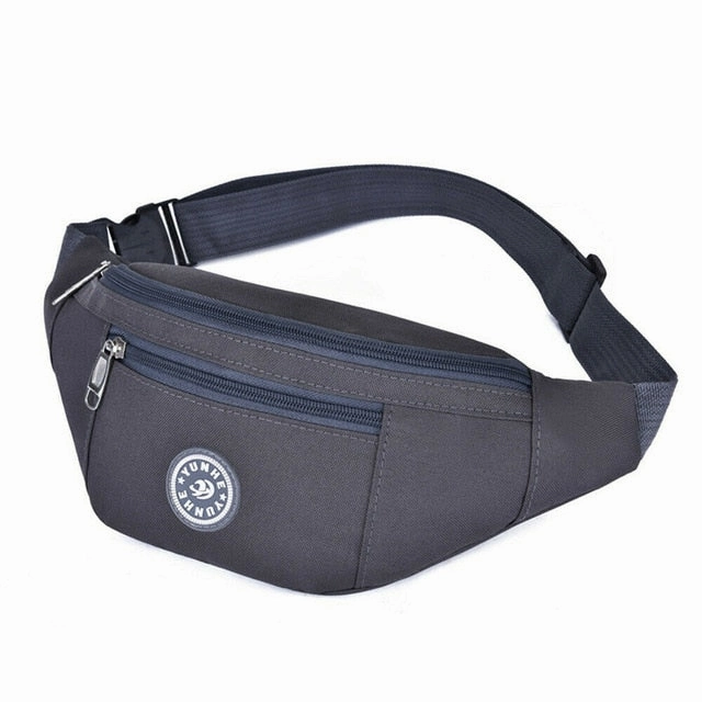 2019 Brand New Men Women Waist Bum Bag Fanny Pack Unisex Belt Money Pouch Wallet Zip Travel Hiking Bag Chest Bag Fashion