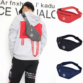 2019 Brand New Men Women Waist Bum Bag Fanny Pack Unisex Belt Money Pouch Wallet Zip Travel Hiking Bag Chest Bag Fashion