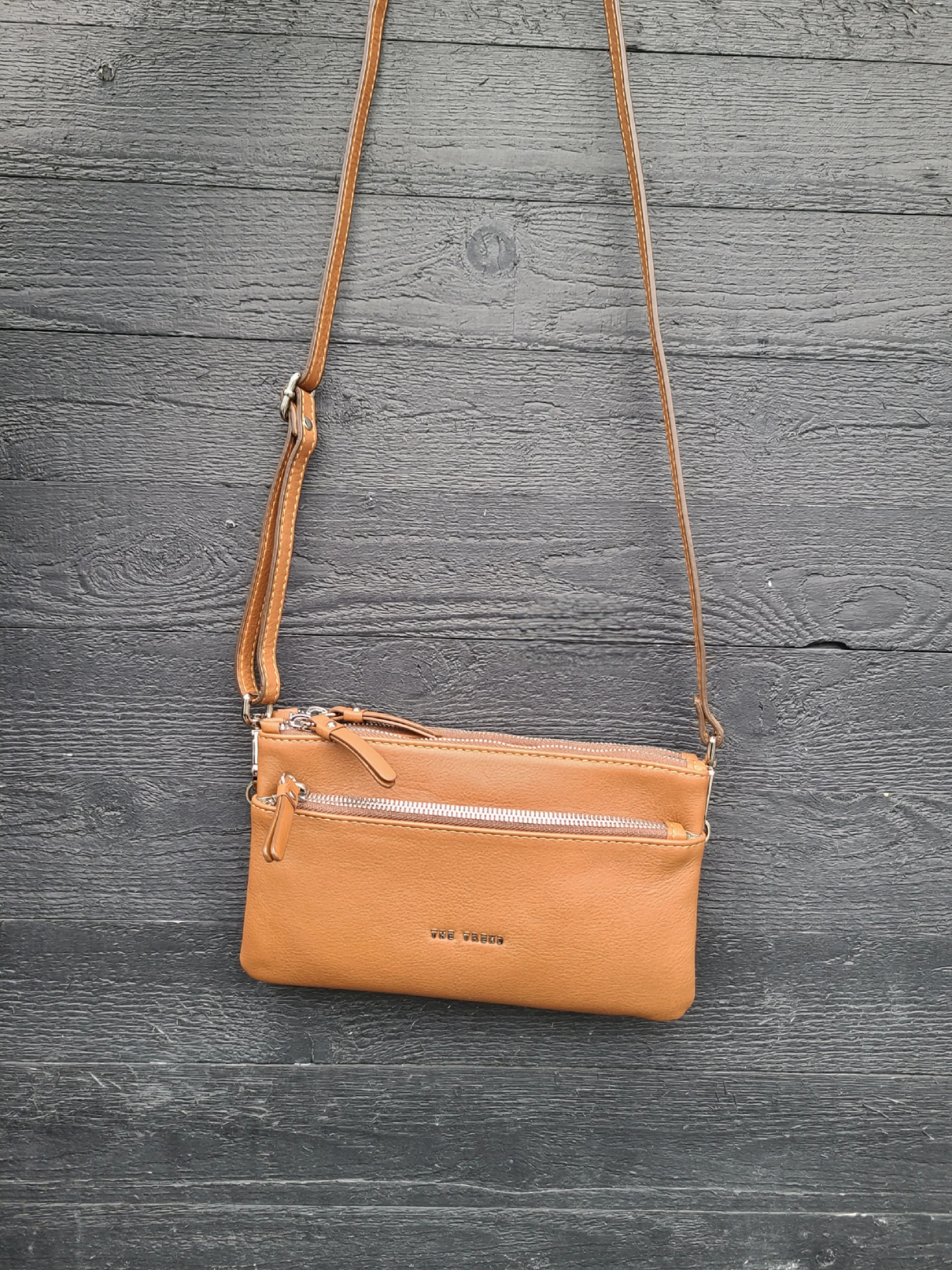 580525 Milan Tan Leather Bag