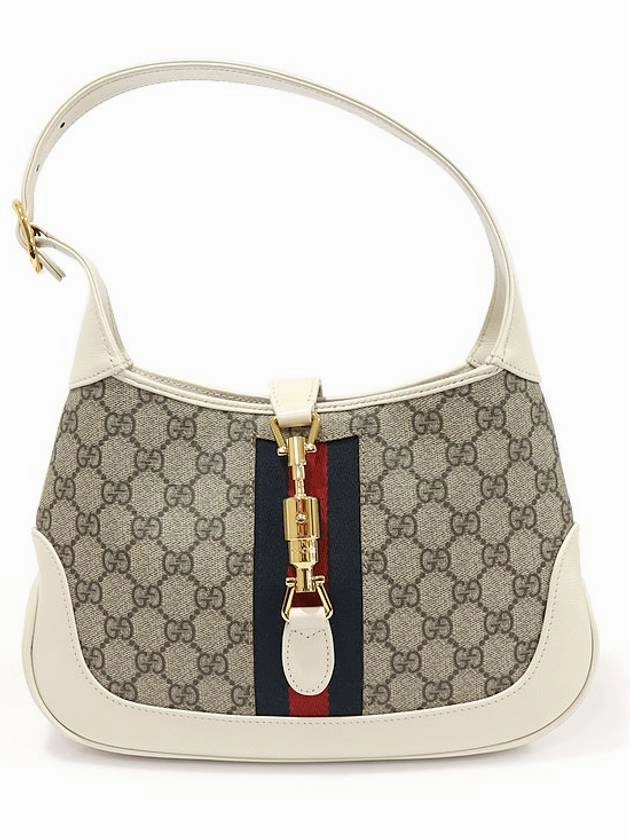 636706 GG Supreme Canvas Gold Plated Jackie 1961 Small Shoulder Bag