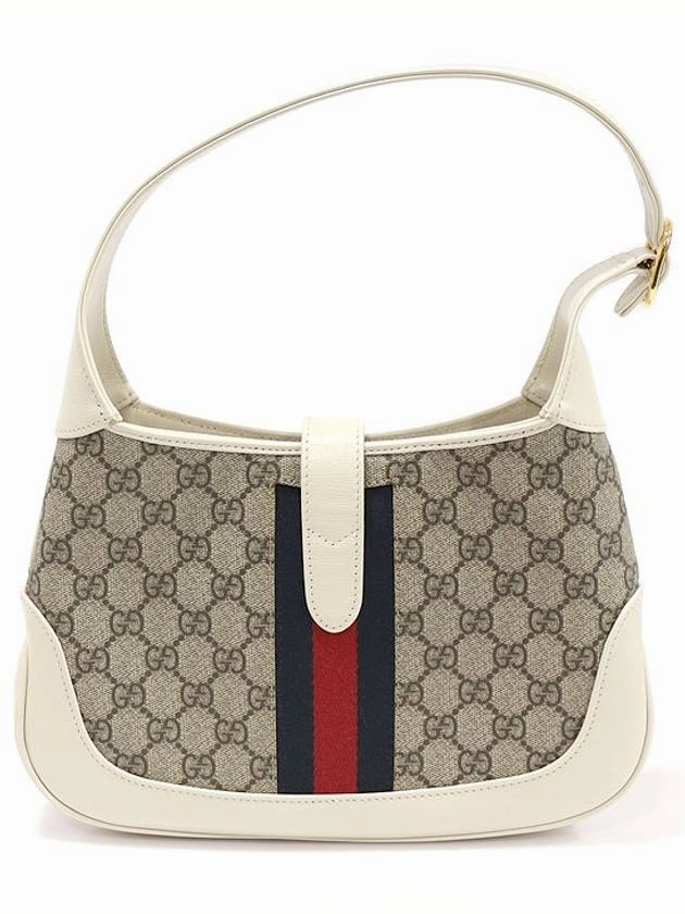 636706 GG Supreme Canvas Gold Plated Jackie 1961 Small Shoulder Bag