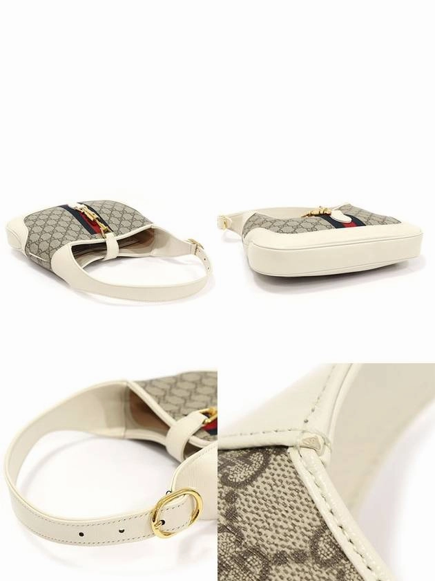 636706 GG Supreme Canvas Gold Plated Jackie 1961 Small Shoulder Bag