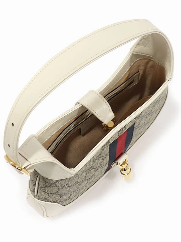 636706 GG Supreme Canvas Gold Plated Jackie 1961 Small Shoulder Bag