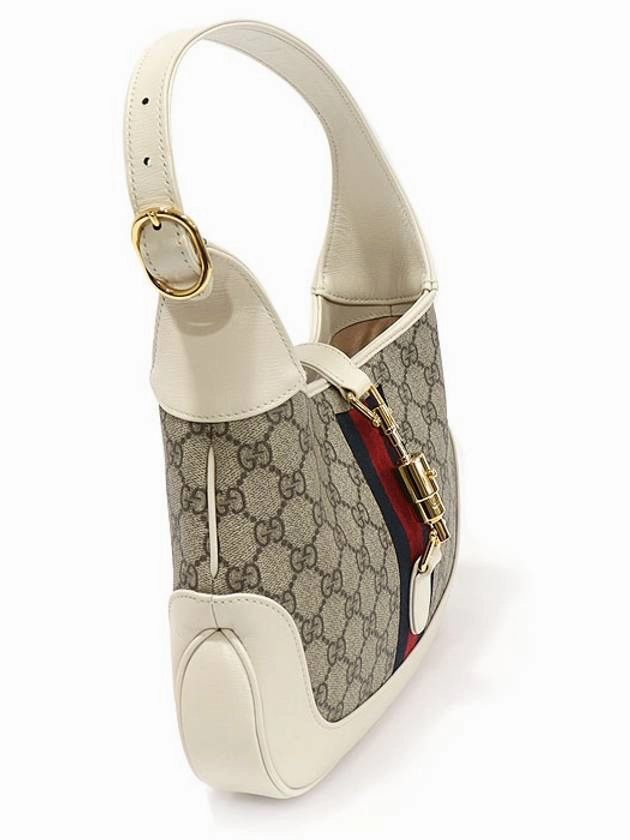 636706 GG Supreme Canvas Gold Plated Jackie 1961 Small Shoulder Bag
