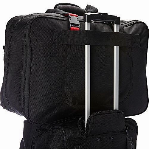 A. Saks 21" Double Expandable Soft Carry-On (Black/Red)