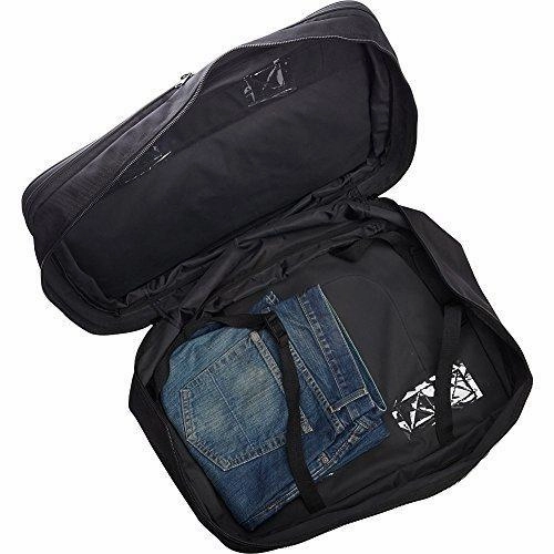 A. Saks 21" Double Expandable Soft Carry-On (Black/Red)