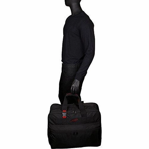 A. Saks 21" Double Expandable Soft Carry-On (Black/Red)