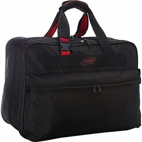 A. Saks 21" Double Expandable Soft Carry-On (Black/Red)