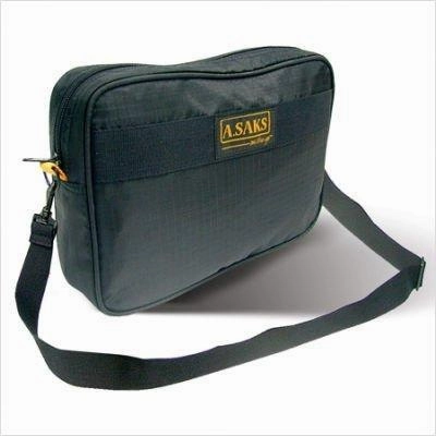 A. Saks 22"Carry-On Nylon Duffel Bag With Pouch (Black)