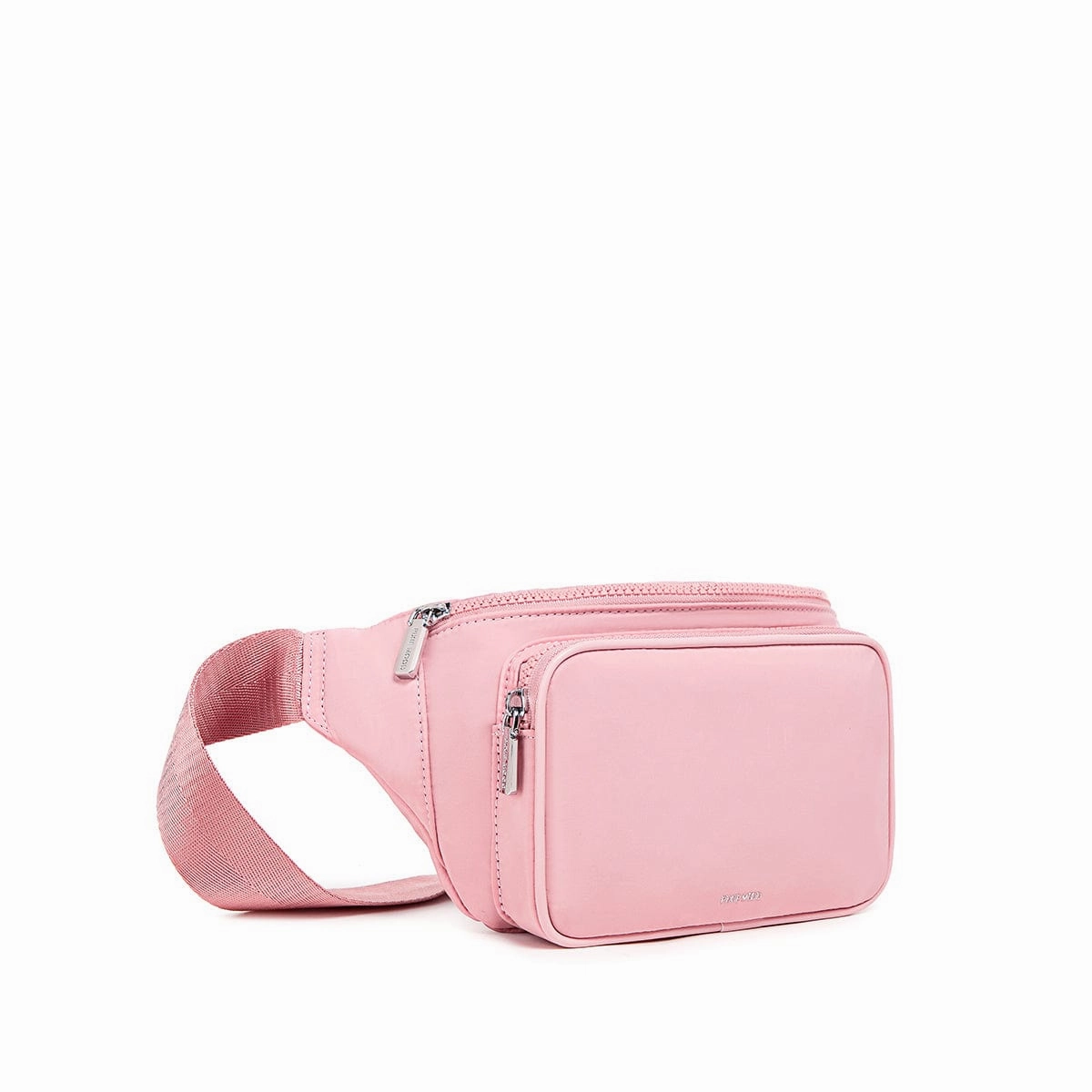 Aaliyah Nylon Vegan Fanny Pack | Light Pink