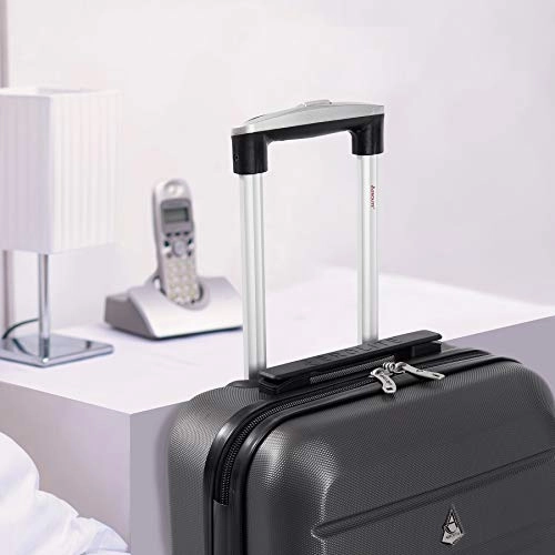Aerolite 22x14x9 Hard shell Suitcase Spinner Carry On   Under Seat Holdall