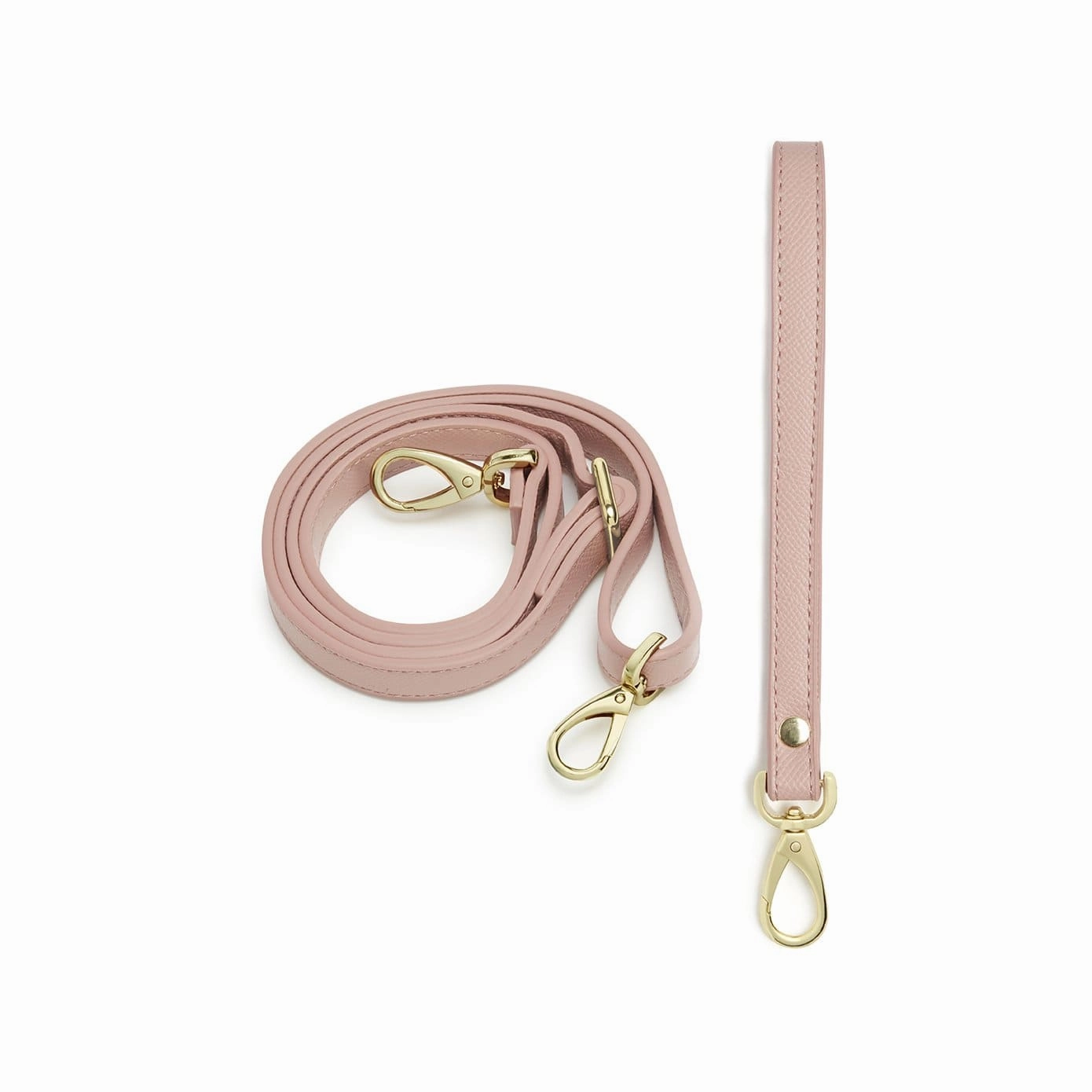 Alder Vegan Leather Clutch Crossbody Bag | Pink Nude