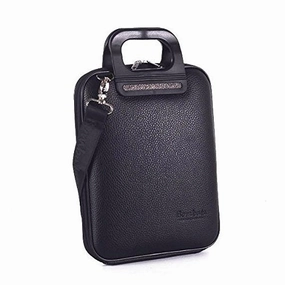 All Black BOMBATA Briefcase for 12" Laptop