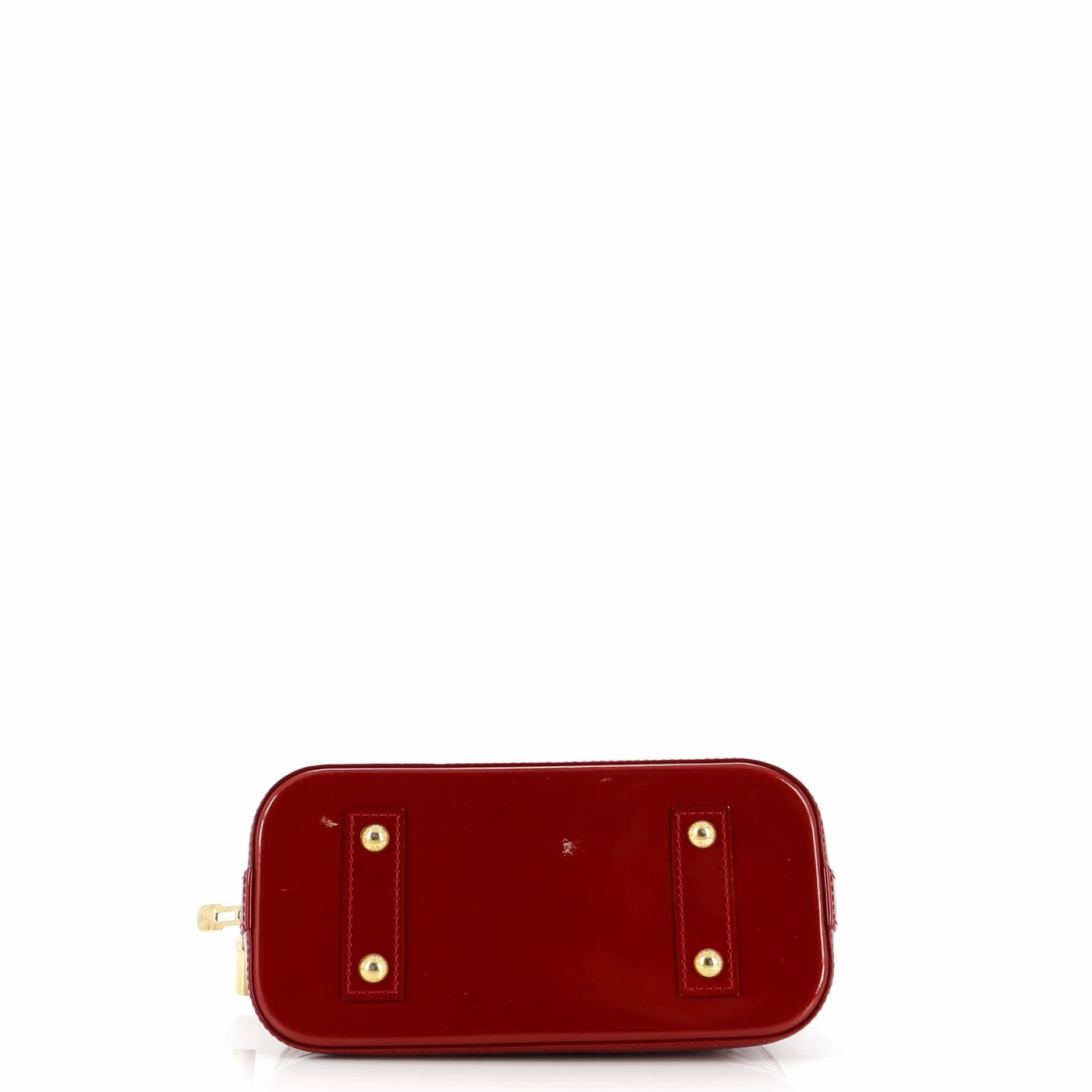 Alma Handbag Limited Edition Monogram Vernis Rayures BB