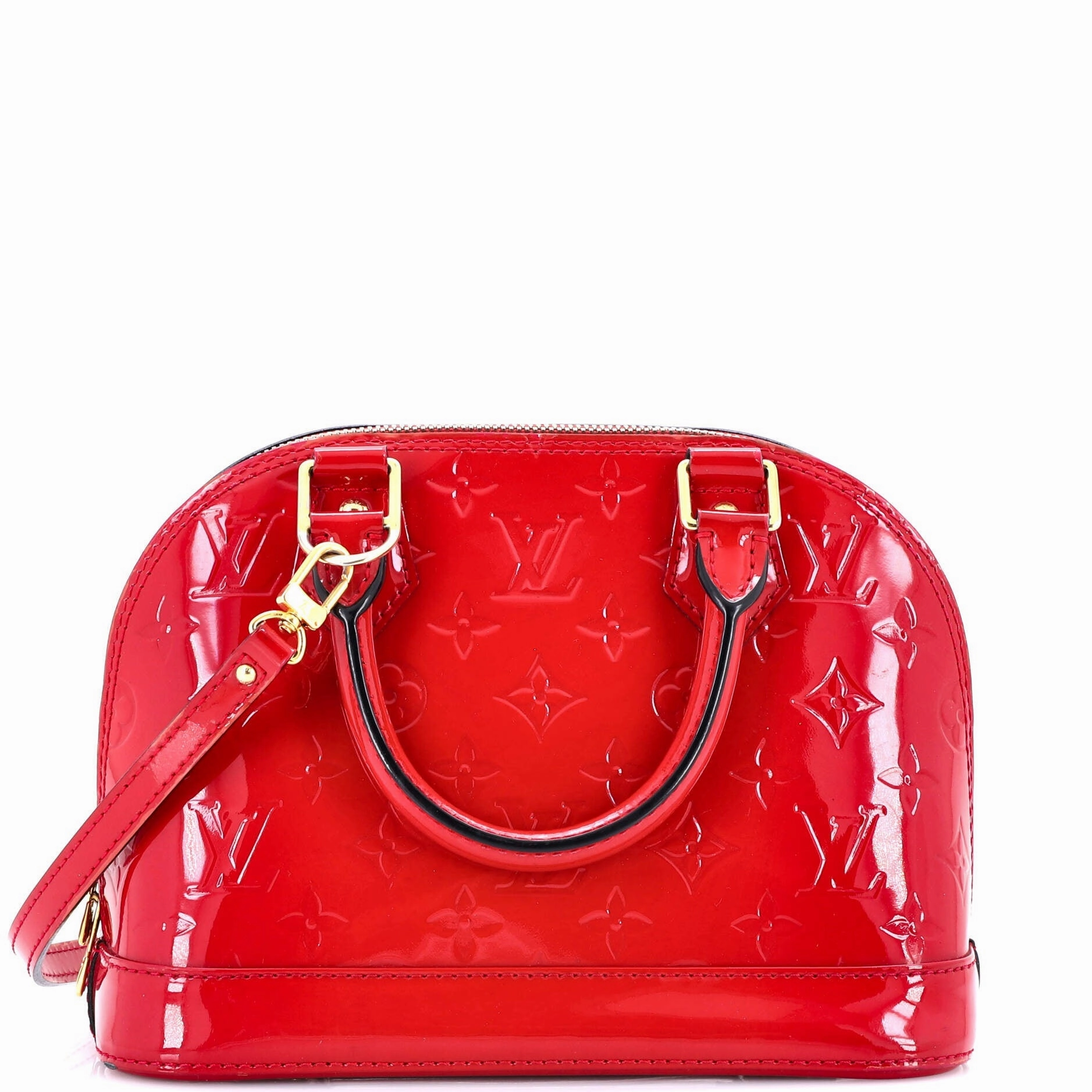 Alma Handbag Monogram Vernis BB