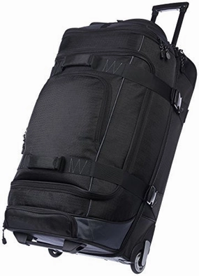 Amazonbasics Ripstop Wheeled Duffel - 30-Inch, Black