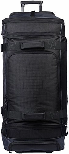 Amazonbasics Ripstop Wheeled Duffel - 35-Inch, Black