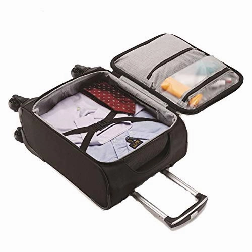 American Tourister Spinner Delite 3 Carry On Suitcase - 21", Blue