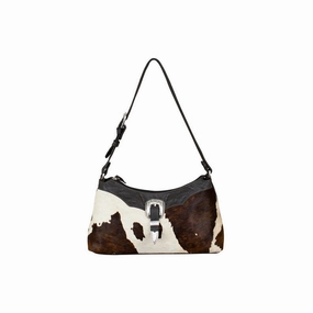 American West Western Handbag Cow Town Shoulder Pony Hair On 4150285 - 13 x 7 x 3.5