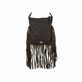 American West Western Handbag Fringe Front Pocket Pony Hair On 7250120 - 8 x 9