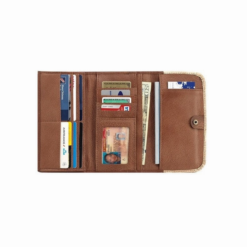 American West Western Wallet Womens Cow Town Pony Hair On 4150282 - 7.5 x 4