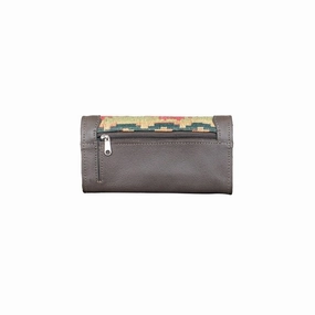 American West Western Wallet Womens Woven Tapestry Multi-Color 6140282 - One Size