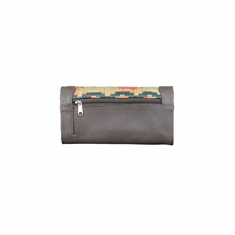 American West Western Wallet Womens Woven Tapestry Multi-Color 6140282 - One Size