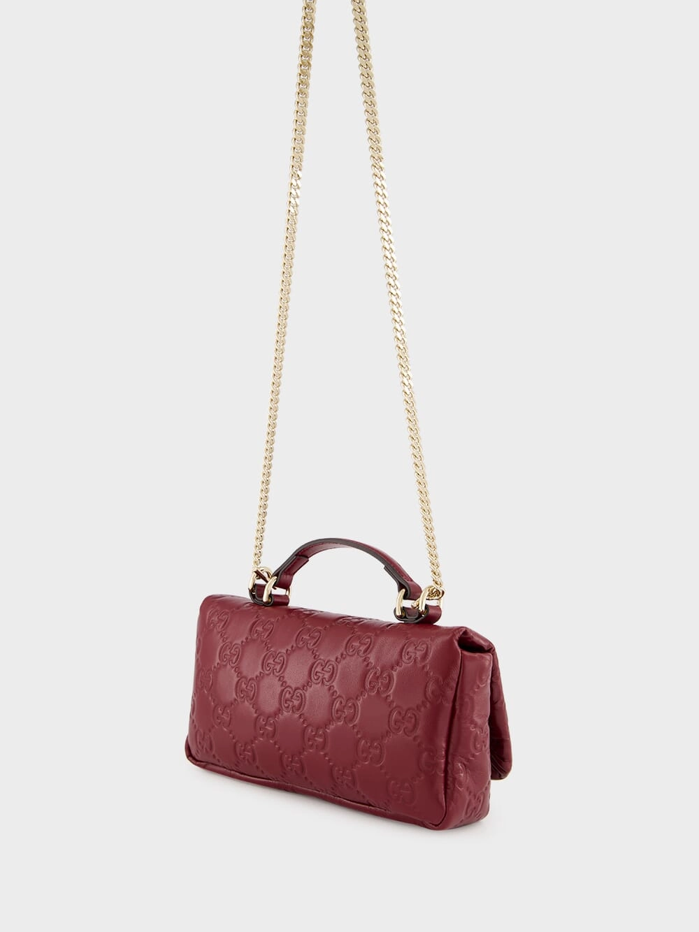 Ancora Red GG Milano Mini Top Handle Bag