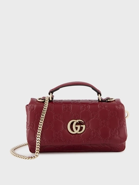 Ancora Red GG Milano Mini Top Handle Bag