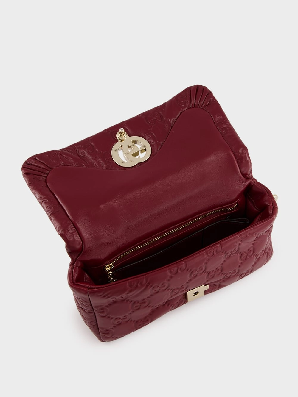 Ancora Red GG Milano Mini Top Handle Bag