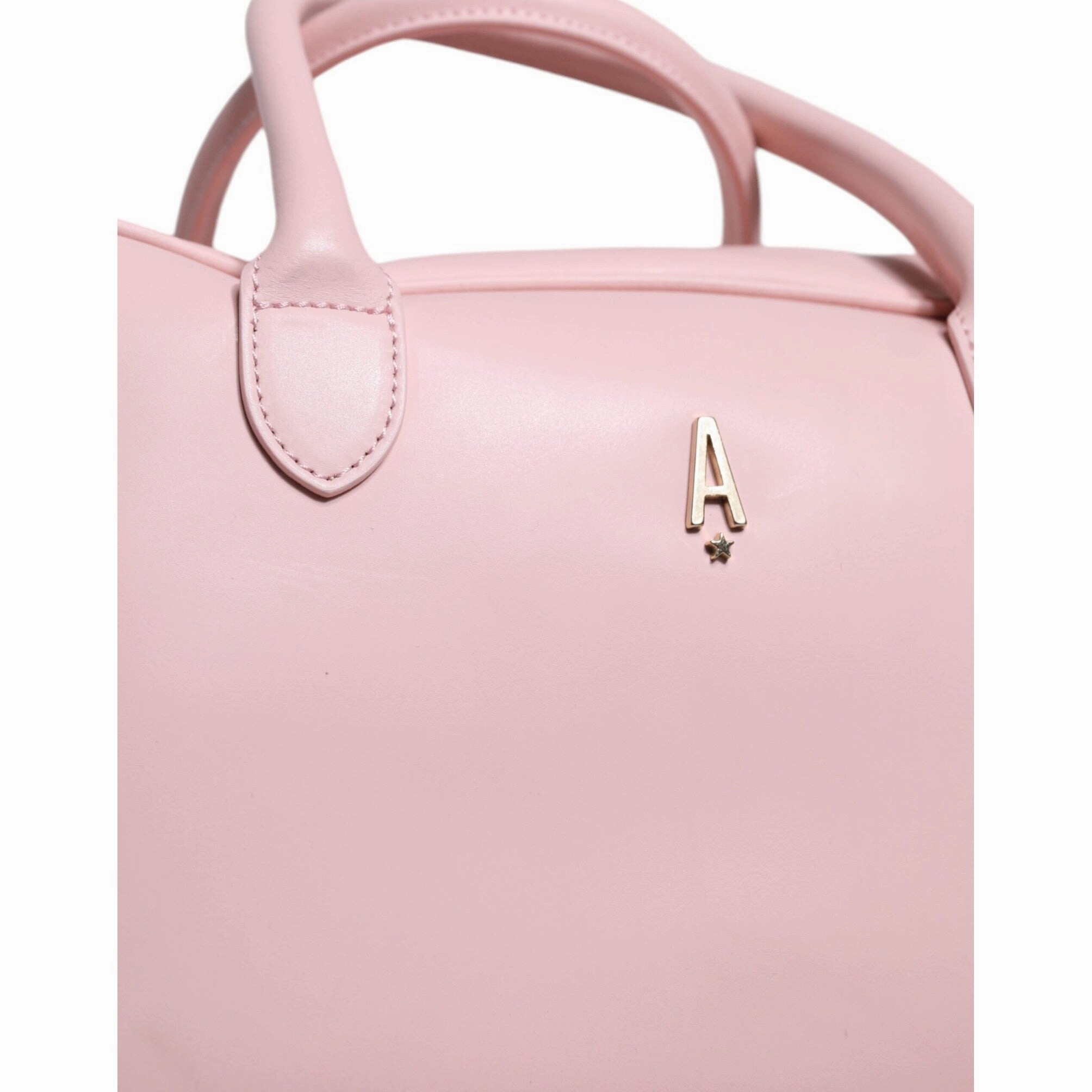 Aniye By Pink Leather Logo Top Handle Duffel HandWomen's Women Women's Bag