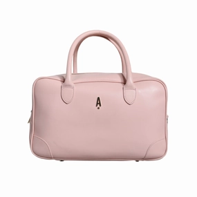 Aniye By Pink Leather Logo Top Handle Duffel HandWomen's Women Women's Bag