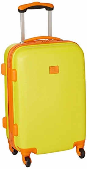 Anne Klein 20"  Hardside Carry-On Spinner Luggage, Yellow Orange