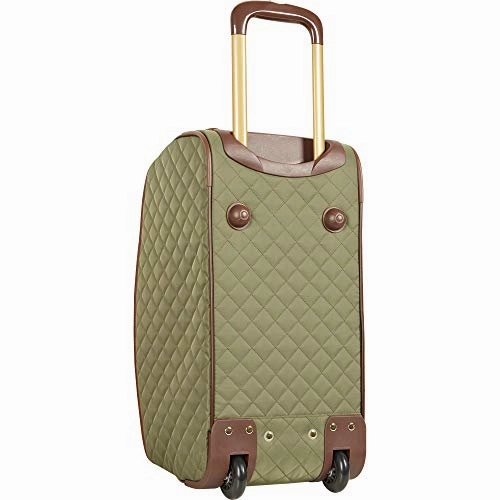 Anne Klein Wheeled Duffle Bag - Large Weekend Overnight 20 Inch Carry On Luggage for Women Travel