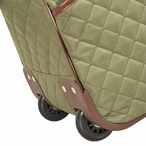 Anne Klein Wheeled Duffle Bag - Large Weekend Overnight 20 Inch Carry On Luggage for Women Travel