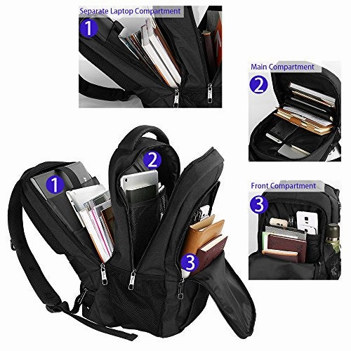 Anti Theft Laptop Backpack, Business Travel Laptop Backpack With Usb Charging Port For Women And