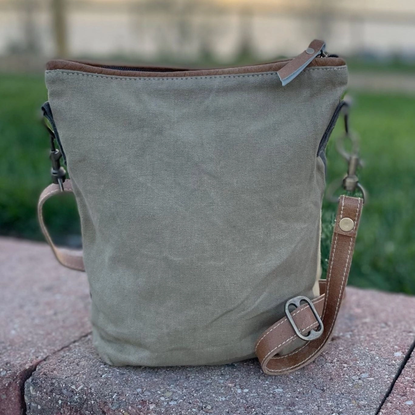 Army Mom Military Canvas Crossbody Bag - Army Proud! Great Sustainable Gift for Mom!