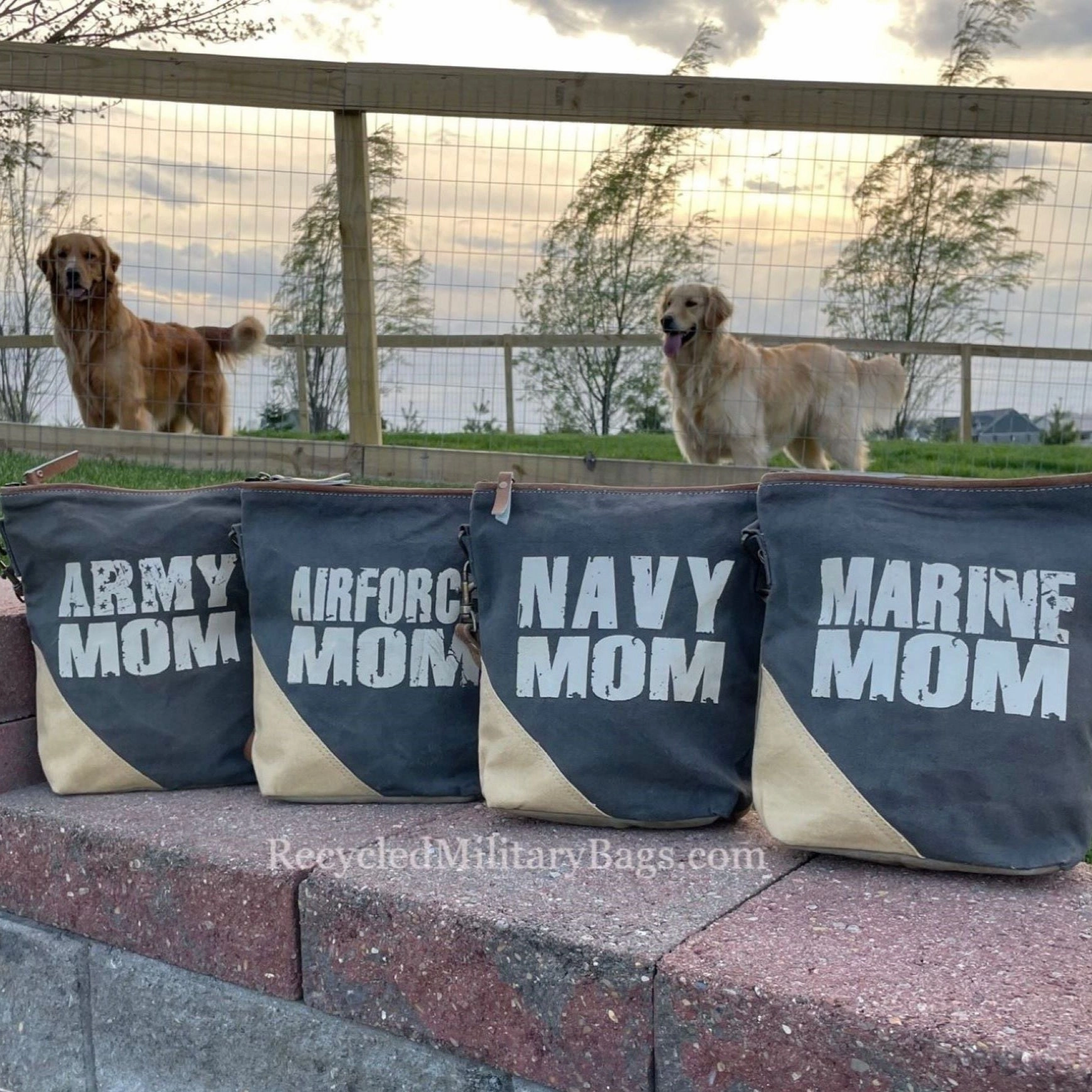 Army Mom Military Canvas Crossbody Bag - Army Proud! Great Sustainable Gift for Mom!