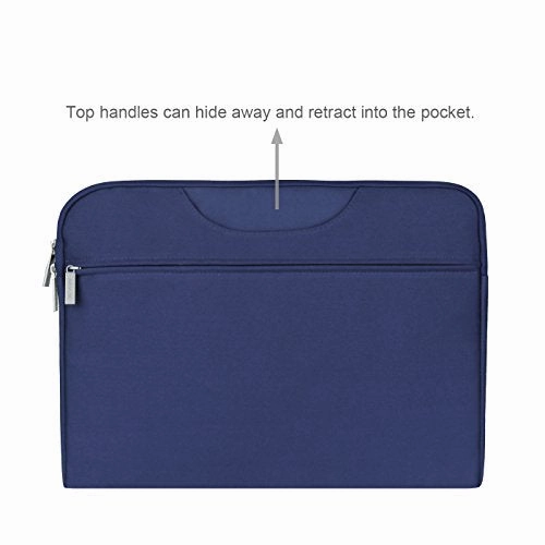 Arvok 15 15.6 16 Inch Water-Resistant Canvas Fabric Laptop Sleeve with Handle&Zipper