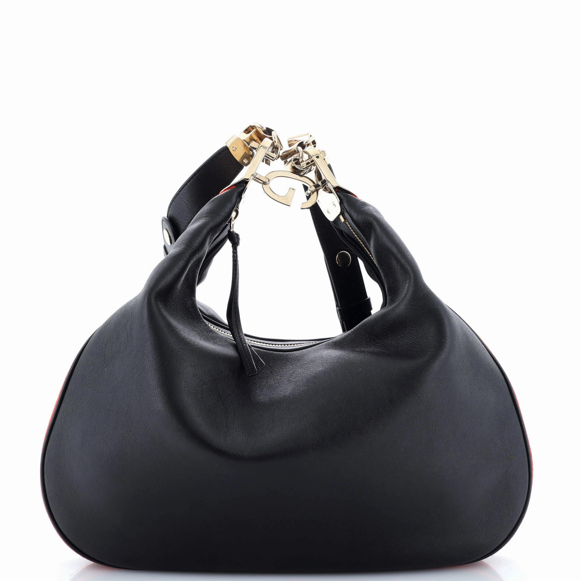Attache Shoulder Bag Leather Large