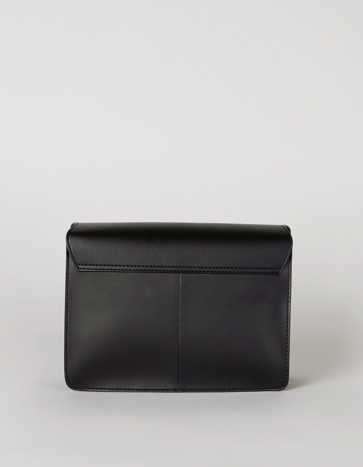 Audrey Apple Leather Vegan Crossbody | Black
