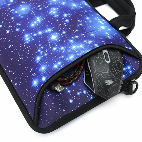 AUPET 11" 11.6" 12" 12.5" 12.9" 13-13.3 inch Neoprene Laptop Sleeve Bag Carrying Messenger Bag with