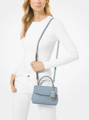 Ava Extra-Small Saffiano Leather Crossbody