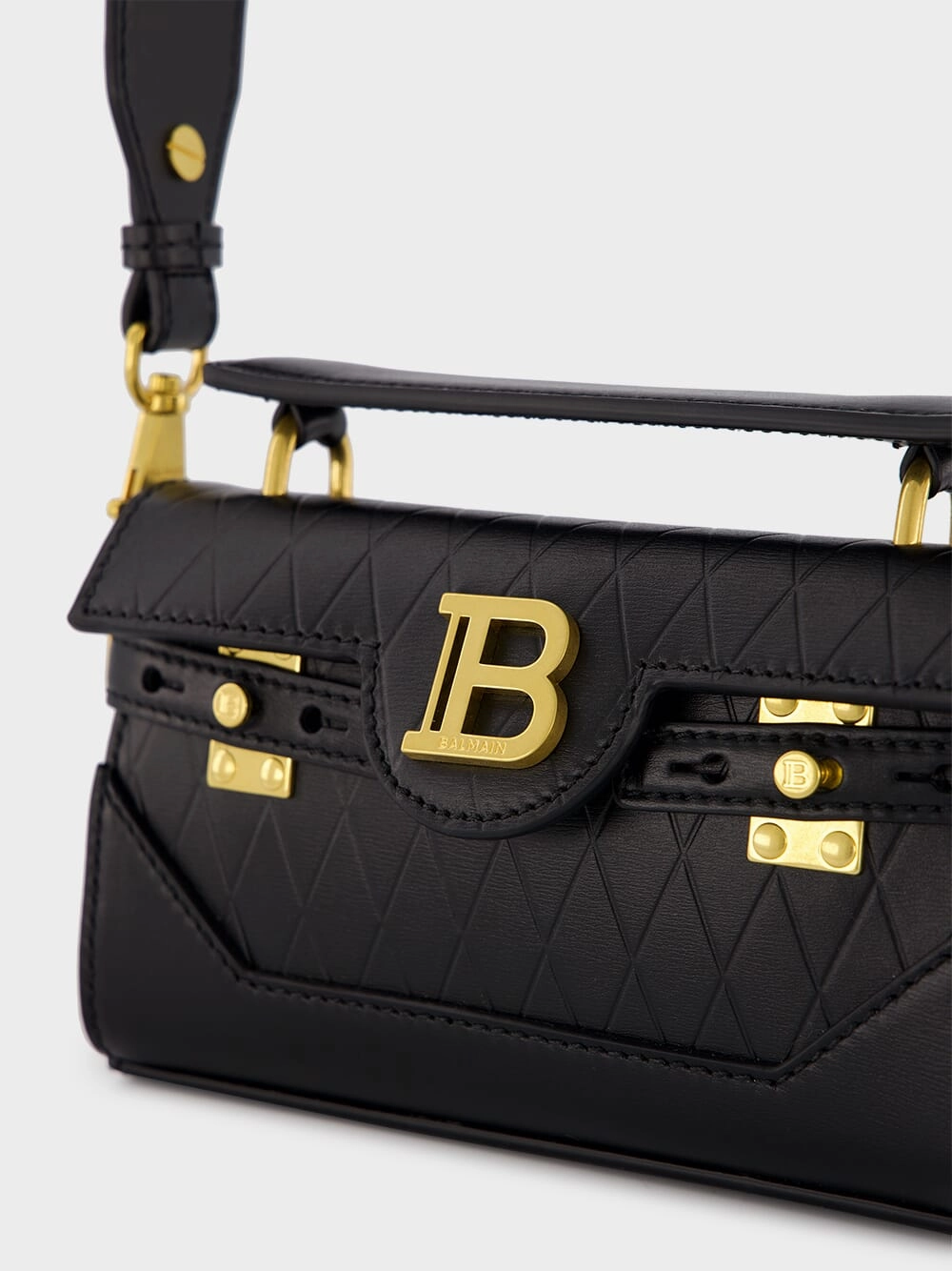 B-Buzz 19 Embossed Calfskin Bag