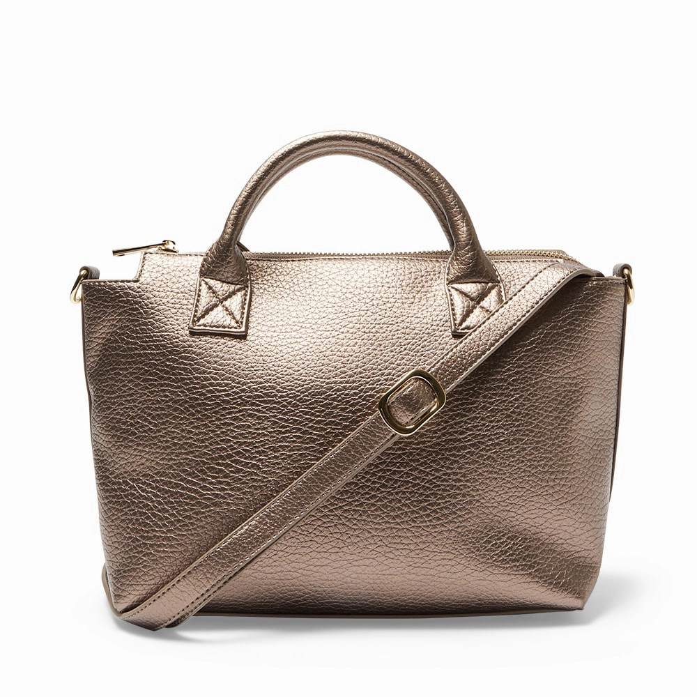 Baci Bag in Pewter Pebble