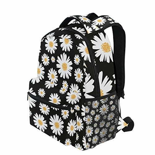 Backpack Travel Vintage Fresh Daisy School Bookbags Shoulder Laptop Daypack College Bag for
