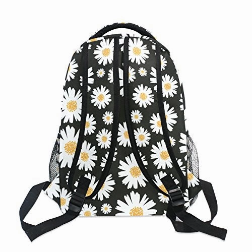 Backpack Travel Vintage Fresh Daisy School Bookbags Shoulder Laptop Daypack College Bag for